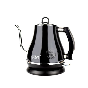 

Long Mouth Stainless Steel Boiling Electric Kettle 1L Powerful Hot Water Boiler Pot Safety Auto-off Function Heating Teapot