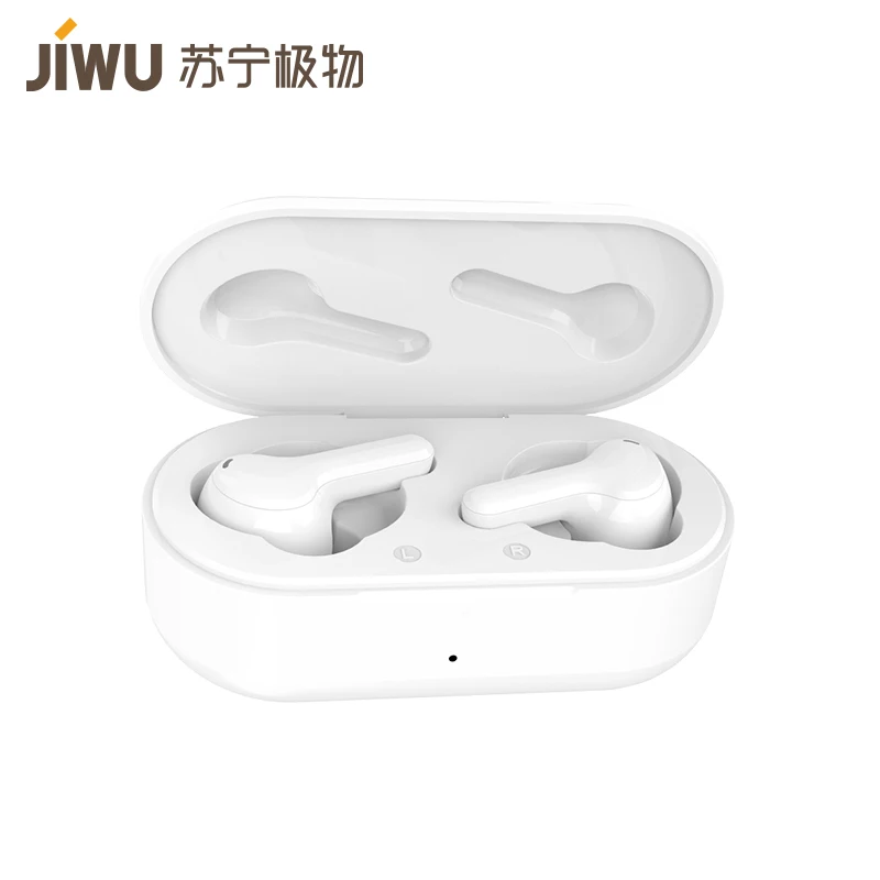 SBC Siri Support BT5 1 Original SUNING JIWU Wireless Bluetooth Earphones USB Type C Smart Earbuds IP4X 320mAh Sports Headset