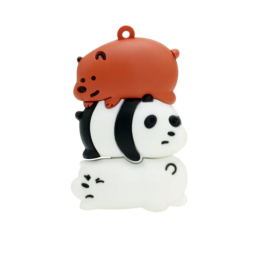 8gb usb Cartoon 128GB Cute Panda Pig Cat Animal USB Flash Drive 8GB 16GB 32GB 64GB Pendrive 256GB USB 2.0 Memories USB Stick Memory Disk flash drive for android