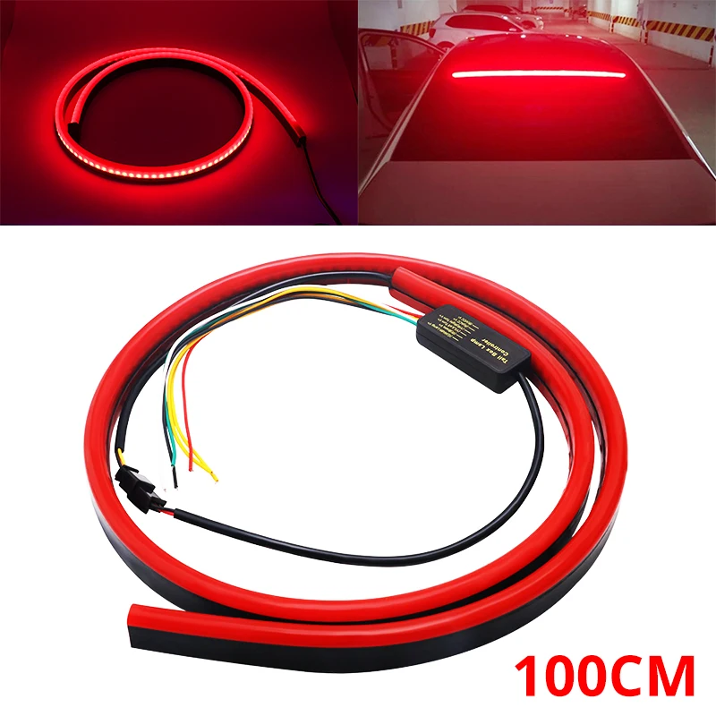 Стоп светильник задний автомобильный 100 см светодиодная Предупреждение