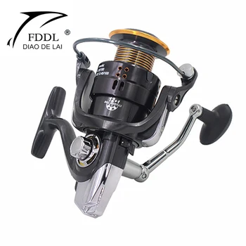 

Metal Fishing Reel Spinning Reels Wheel Spool Spinning Reel Carp Lake Saltwater Fishing Reels Speed Ratio 5.2:1 12+1BB 1000-6000