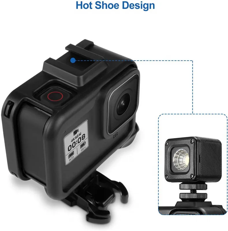 Стандартная монтажная рамка разъем защитный корпус для Gopro Hero 8 рамка защитная крышка корпуса камеры аксессуары