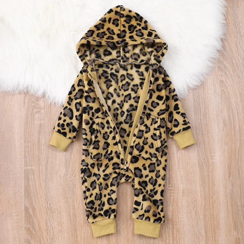 Onesie Leopard Print Baby Clothes Hot Selling Baby Rompers Baby