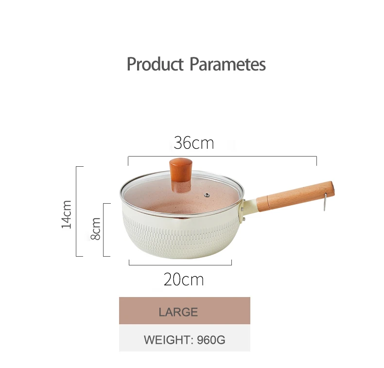 macarrão quente leite sopa potes japonês-estilo panela de neve panelas universal