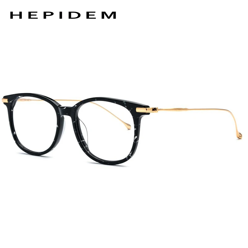 

HEPIDEM B Titanium Optical Glasses Frame Men Vintage Square Prescription Eyeglasses Women Retro Round Myopia Spectacles Eyewear