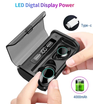 

G06 LED Power Display Bluetooth 5.0 Earphone TWS Touch Control Business Bluetooth Headset Wireless Earbuds With Mic Handsfree