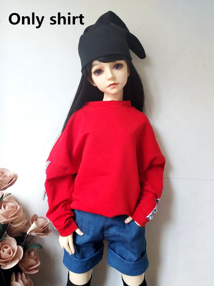 ZJF140-hong Аксессуары для кукольной одежды SD BJD хлопковый жилет брюки 1/3 1/4 1/6 игрушки для детей Одежда для кукол декоративная одежда подарки на день рождения - Цвет: ZJF140-hong