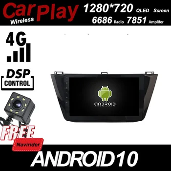 

Qled 1280*720 Screen Car Android 10 Player for 2017 Tiguan 10.1" stereo Automotive Carplay Bluetooth GPS Radio Head Unit