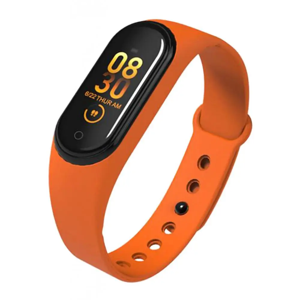 

Russian Fitness M4 Smart Band Bracelet Watch Steps Calories Burned Mileage Heart Rate Blood Pressure Monitor Tracker Wristband