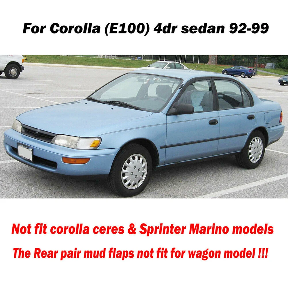 Брызговики для Toyota Corolla Sedan 1993-1998 E100 AE100 AE102 101