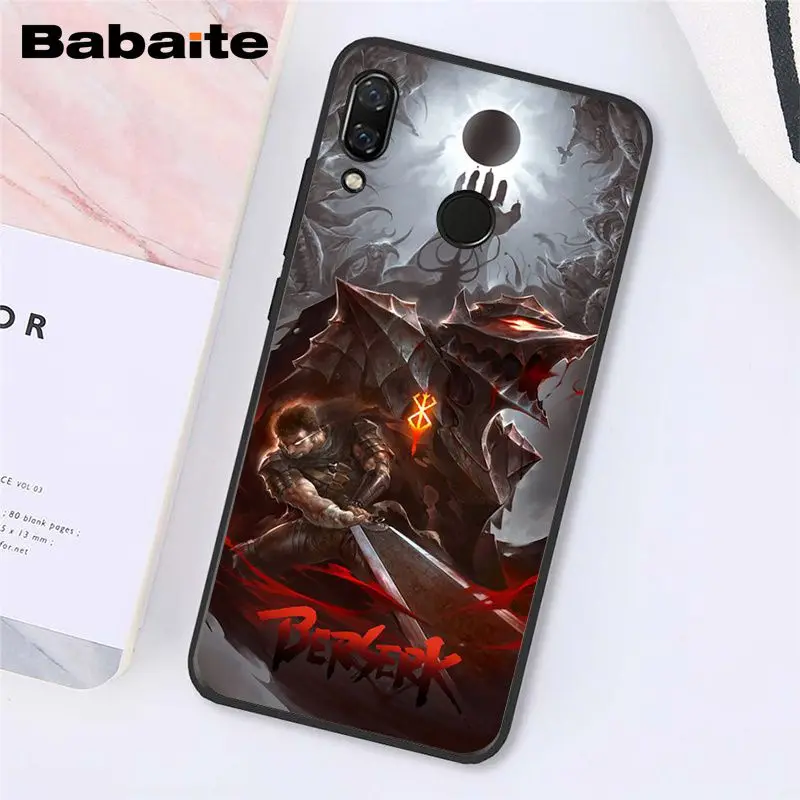 Babaite Берсерк кишки чехол для телефона аниме для Xiaomi Redmi8 4X 6A S2 Go Redmi 5 5Plus Note4 5 7 Note8Pro