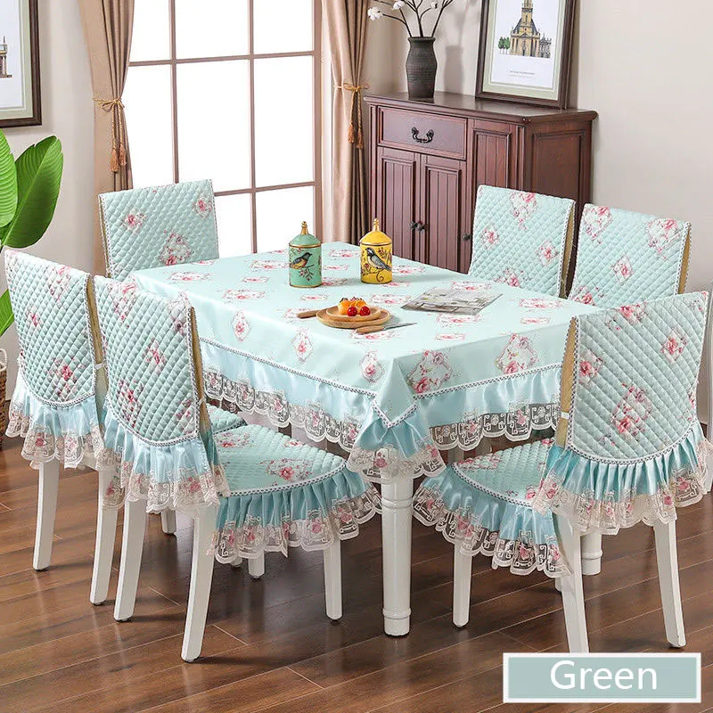 Набор скатертей с цветочным рисунком прямоугольная обеденная скатерть чехол на