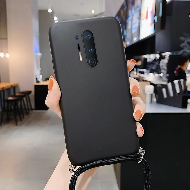 for Oneplus 9 8 Pro 8 7T Pro 7T Case Liquid Silicon Rope