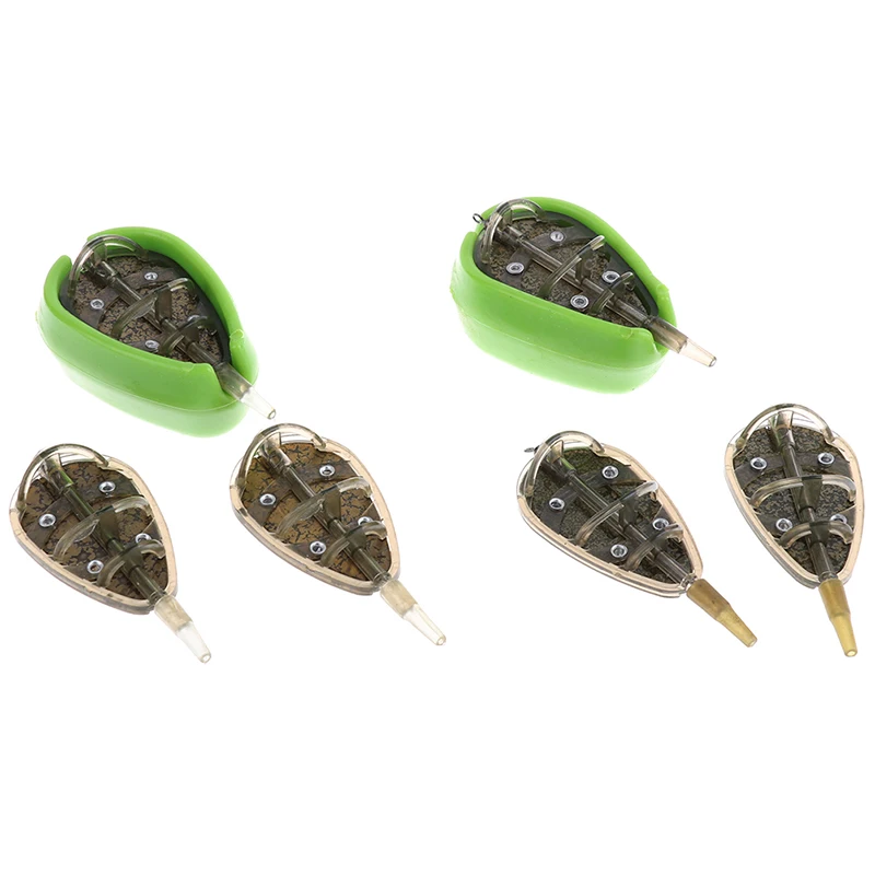 Inline Method Feeder Mould Bait Thrower Bait Plumb Set Carp Fishing Bait Holder Tool Outddor Fish Tackle Pesca Iscas Accessories