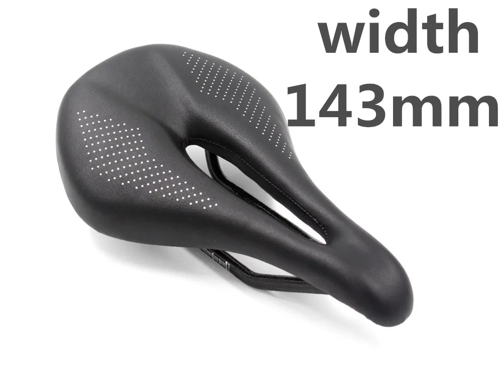 143mm RollsRace ПУ+ углеродного волокна седло, шоссейный, горный горное велосипедное седло для мужчин Велосипеды седло Время След комф - Цвет: 143mm