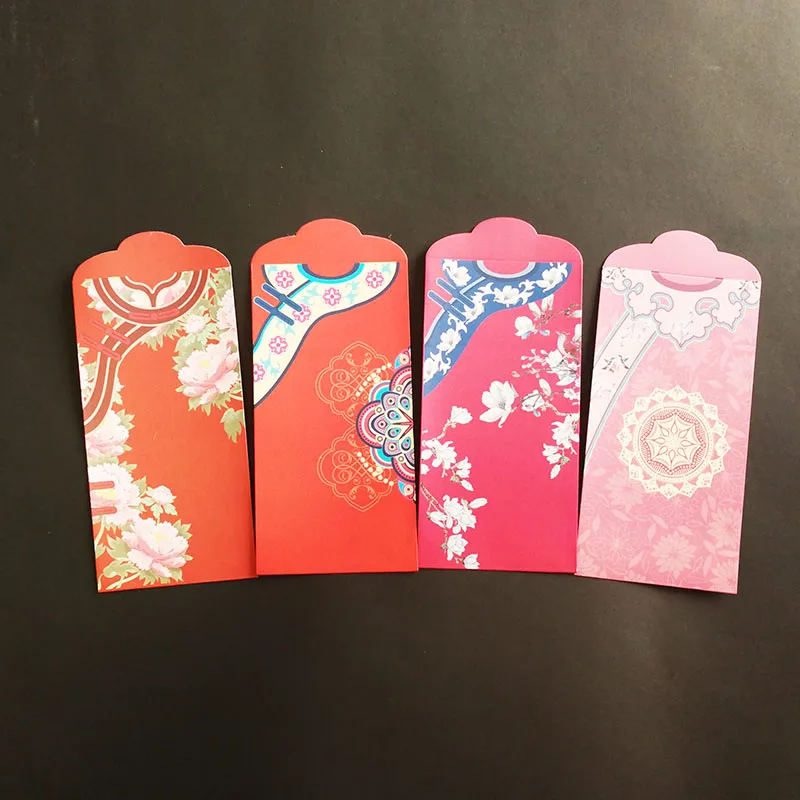 8 шт./компл. Qi Pao деньги Конверты(Hong Bao) красный конверт для размещения деньги как подарочные конверты 3,5* 6.8In Lucky Money конверты