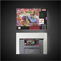 

Turtles IV - Turtles in Time - Action Game Card US Version with Retail Box