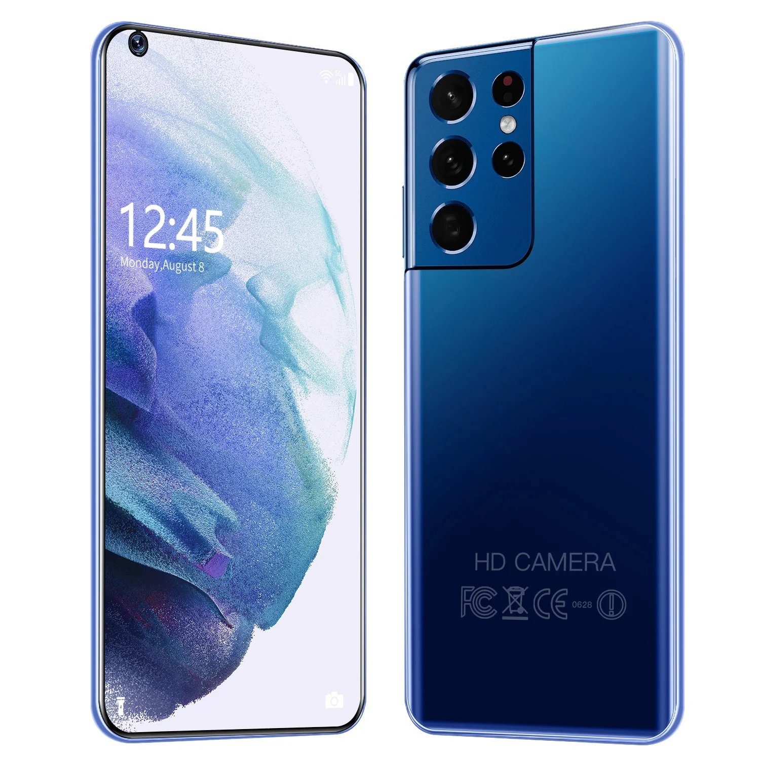 Teléfono Inteligente S21 + Ultra, 2021 pulgadas, Android 7,2, 6800mAh, desbloqueo, versión Global, 4/5G, Android 10, 24MP + 48MP - Imagen 2