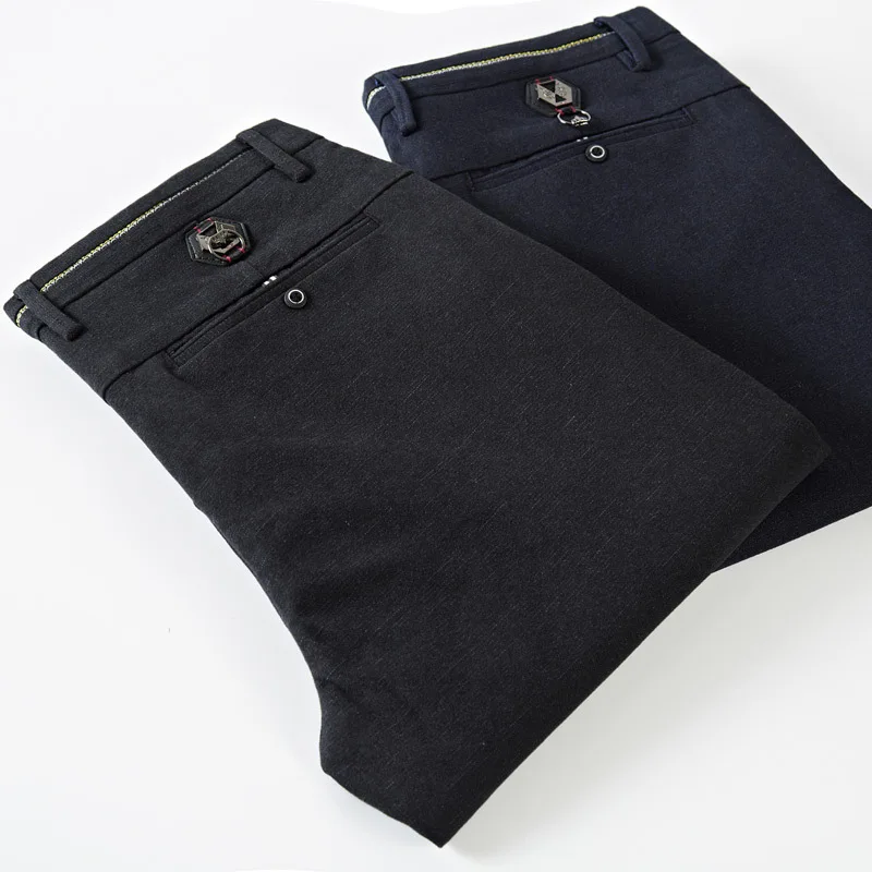 

Men Casual Trousers Medium Waist Loose-Fit Solid Color Spring And Autumn New Style MEN'S Wear Large Size Casual Pants AliExpress