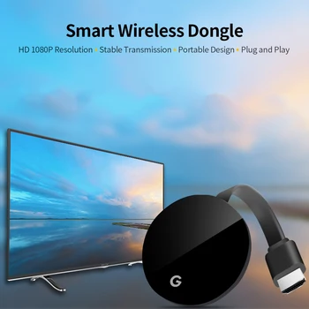 

HD 1080P Wireless Dongle WiFi Display Dongle Wireless Screen Converter Support Airplay/Miracast/DLNA Google Chrome