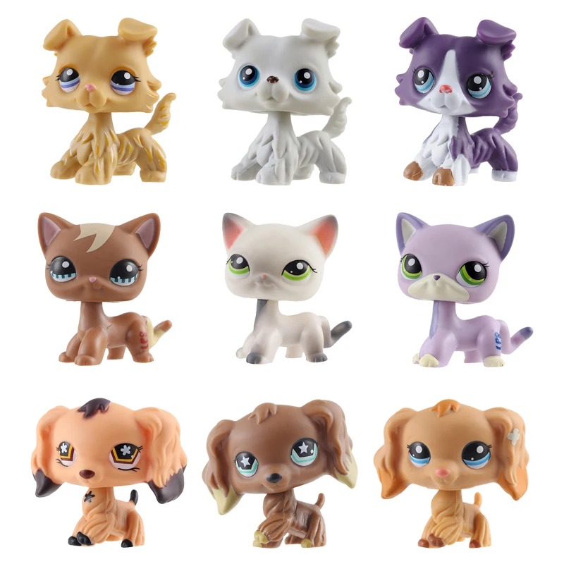Редкий магазин игрушек lps из бутика стоячие кошки с короткой шерстью розовая