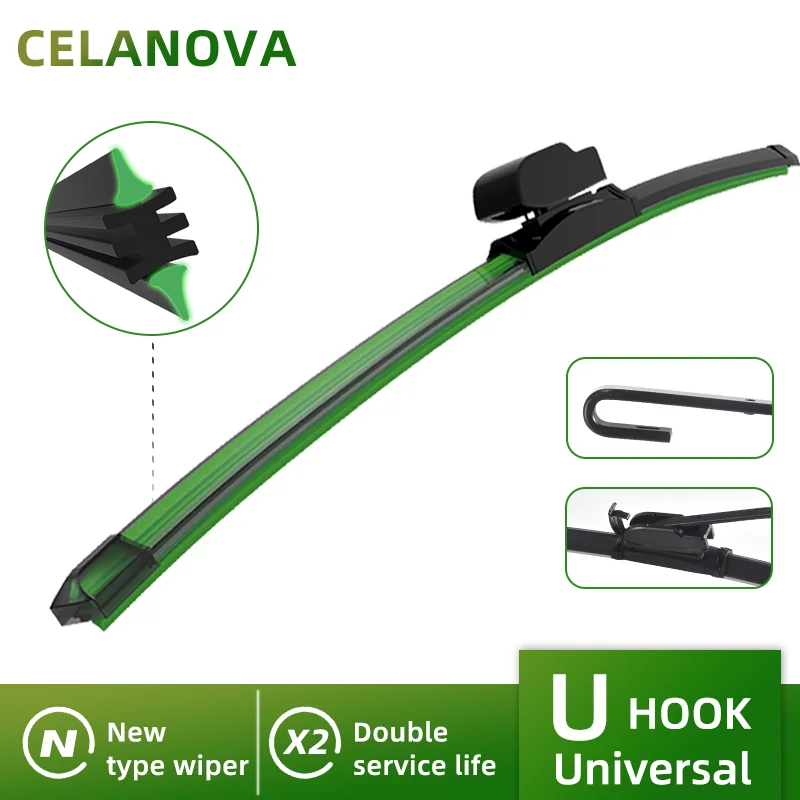 Twice the life span Universal U Type Windshield Wiper 14" 16" 17" 18