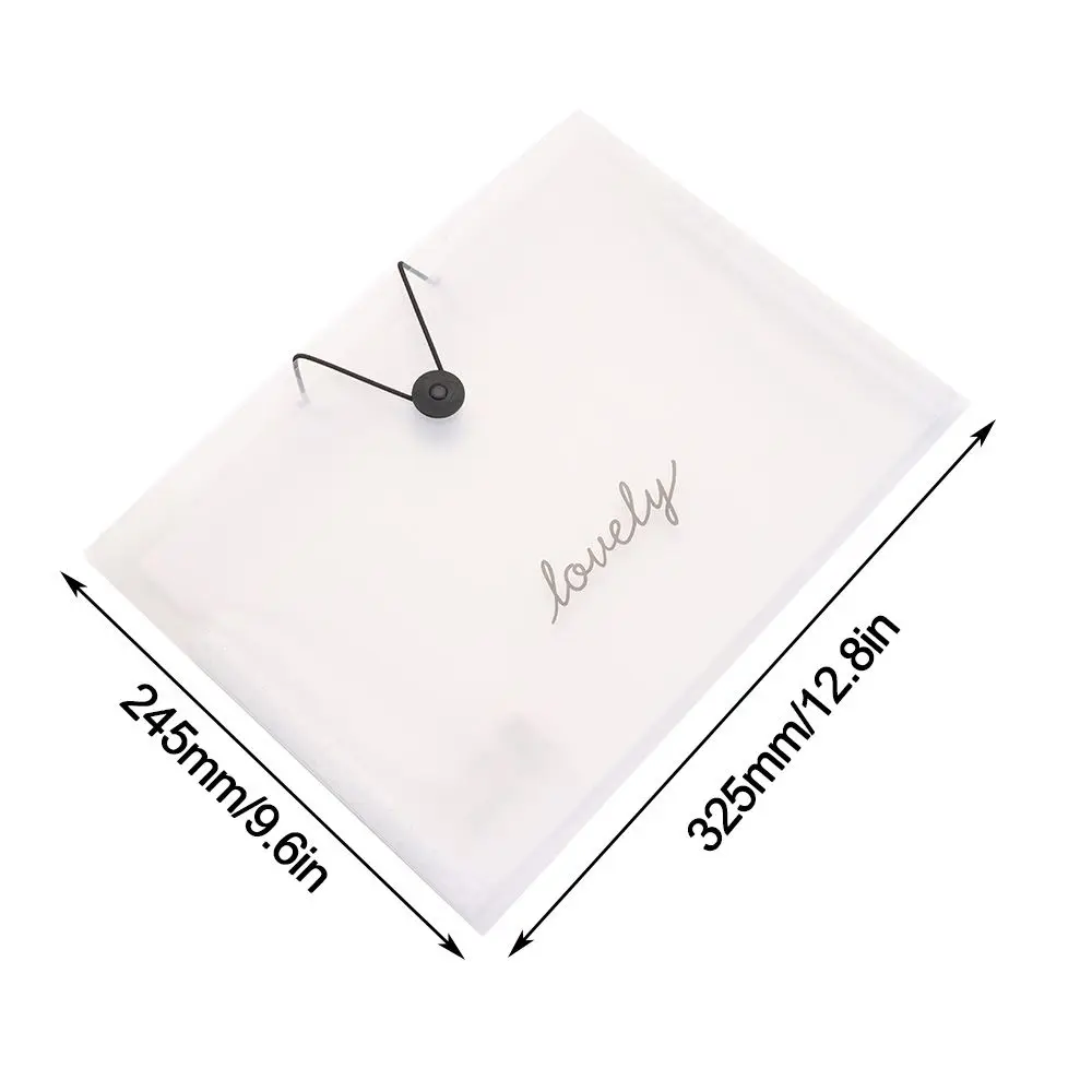 【FUN LIVE】 Waterproof A4 File Bag Organizer Data Book Document Large Capacity File Pouch Bill Folder Holder Portfolio Office Stationery. 