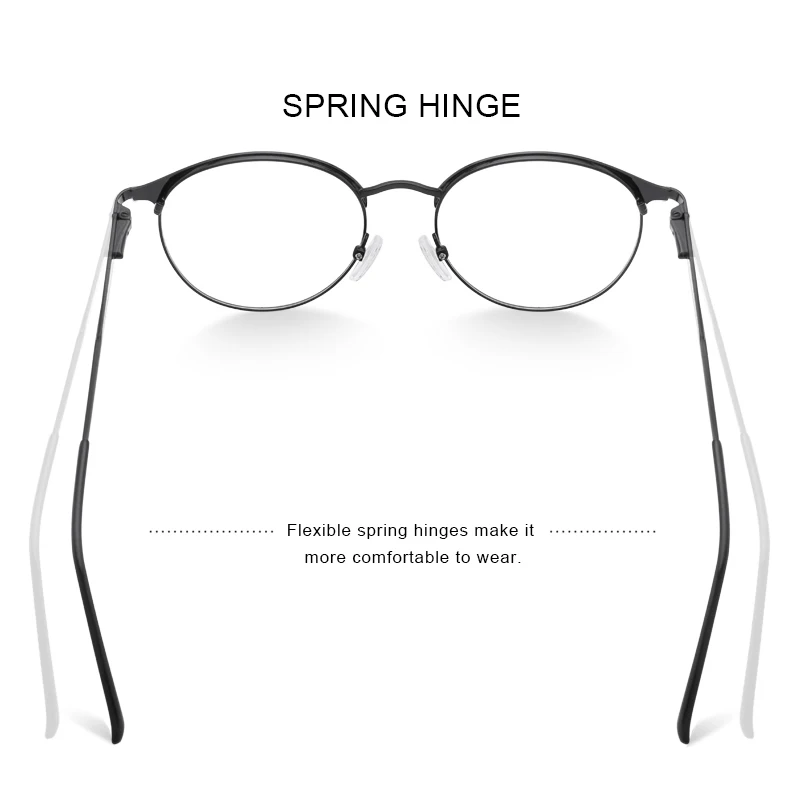 Women Eyeglasses Frames Titanium Alloy Optics Vintage Ultralight Myopia Prescription