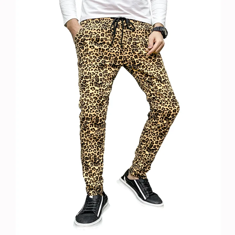 

Large Size M-5xl Large Size Flower Pants Fashion Leopord Pattern MEN'S Casual Pants MEN'S Long Trousers 1608