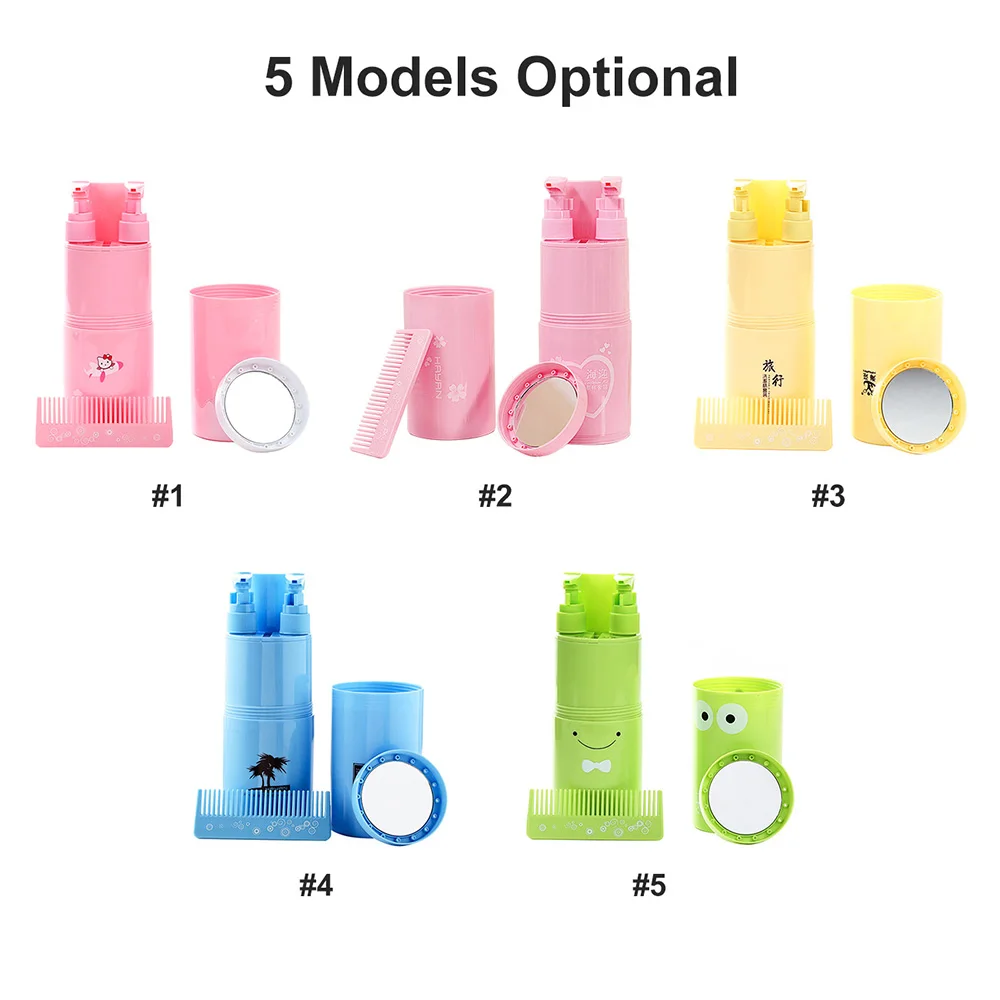 

Multi-functional Toothbrush Holder Portable Outdoor Travel Toothbrush Cup Set Toiletry Mug For Holding Toothbrush & Toothpaste