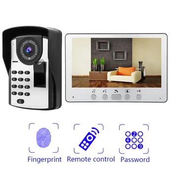 Night vision device 7 Inch Wired Video Door Phone Home Security System Doorbell Intercom Kit Infared Night Vision jeruan home wired 7 inch lcd video door phone entry intercom system kit waterproof 700tvl rfid access ir night vision camera