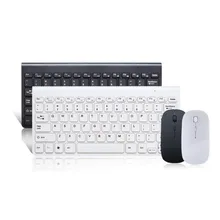2.4G Slim Optical Wireless Keyboard and Ultra-Thin Mouse Mice USB Receiver Combo Kit for MAC PC Computer
