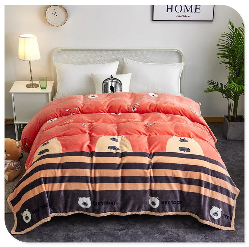 Меховое плюшевое одеяло для дивана, Фланелевое флисовое покрывало в скандинавском стиле, простыни с геометрическими полосками, зимнее одеяло для пары, покрывало 230X250