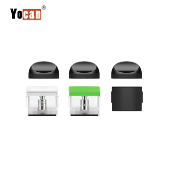 

Vape Pod Original Yocan Trio Pods Cartridge for Thick Oil for Juice Wax Trio 3 IN 1 E Cigarette Vaporizer Replacement Pods 4pcs