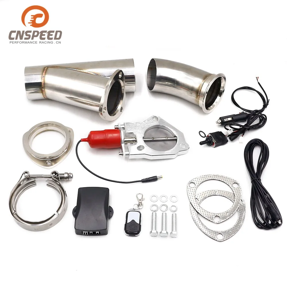 

Car Modified Stainless Steel Remote Control Exhaust Valve 2.25-Inch/2.5/3-Inch Manual + Remote Control Exhaust Valve Set