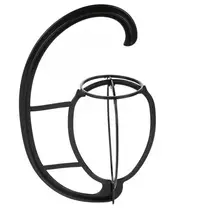 Черный пластиковый, парик Дисплей Стенд штатив парик волосы шляпа держатель голова-манекен Инструменты для укладки волос вешалка