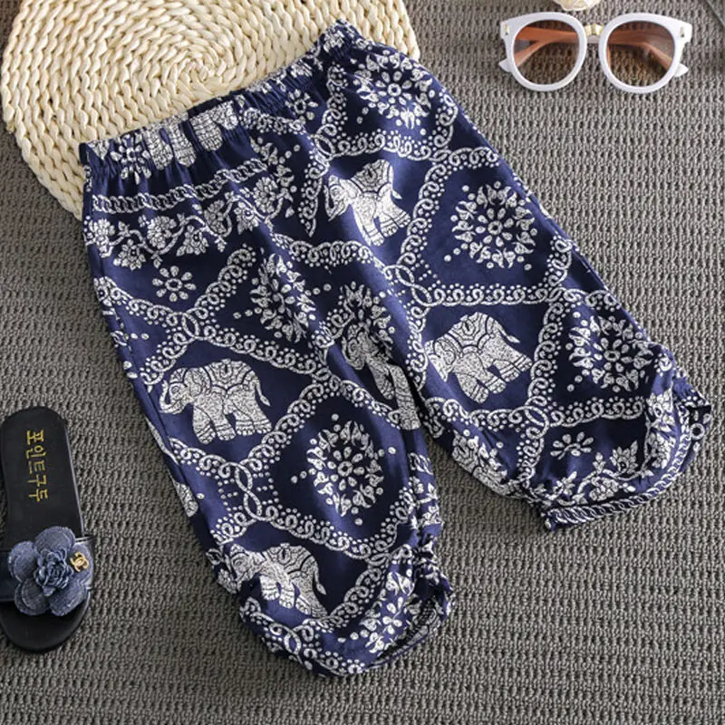 2Pcs//Set Kids Baby Girls Jumpsuit Romper Elephant Straps Tops+Harem Pants Outfit