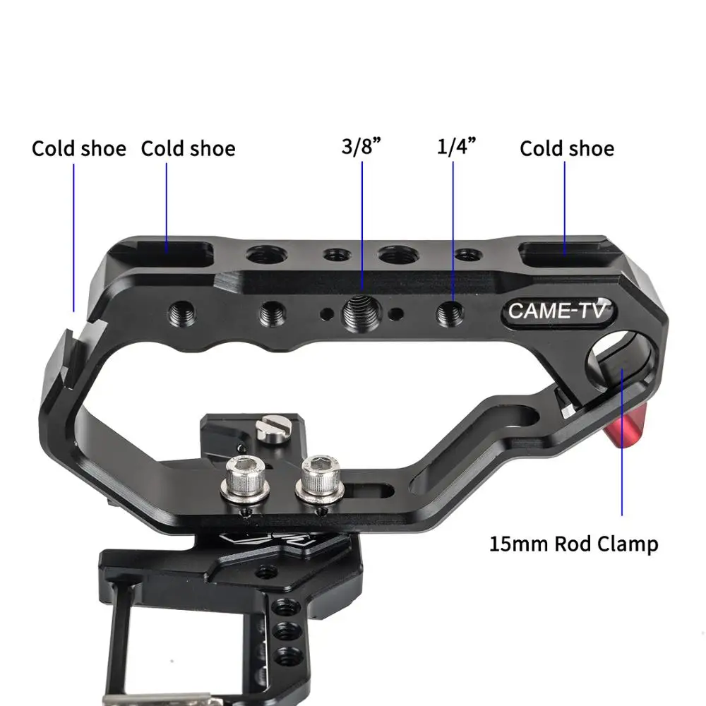 CAME-TV Panasonic S1H sony A7RII и A7SII Rig с Опорной пластиной+ верхней ручкой