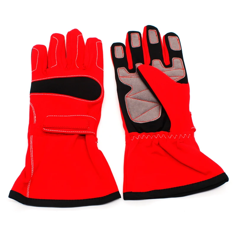 DEFT Fireproof Car Racing Suit Clothes Fit Automobile Race Clothing Full Finger Gloves Protective Racing Motocross Helmet Mask
