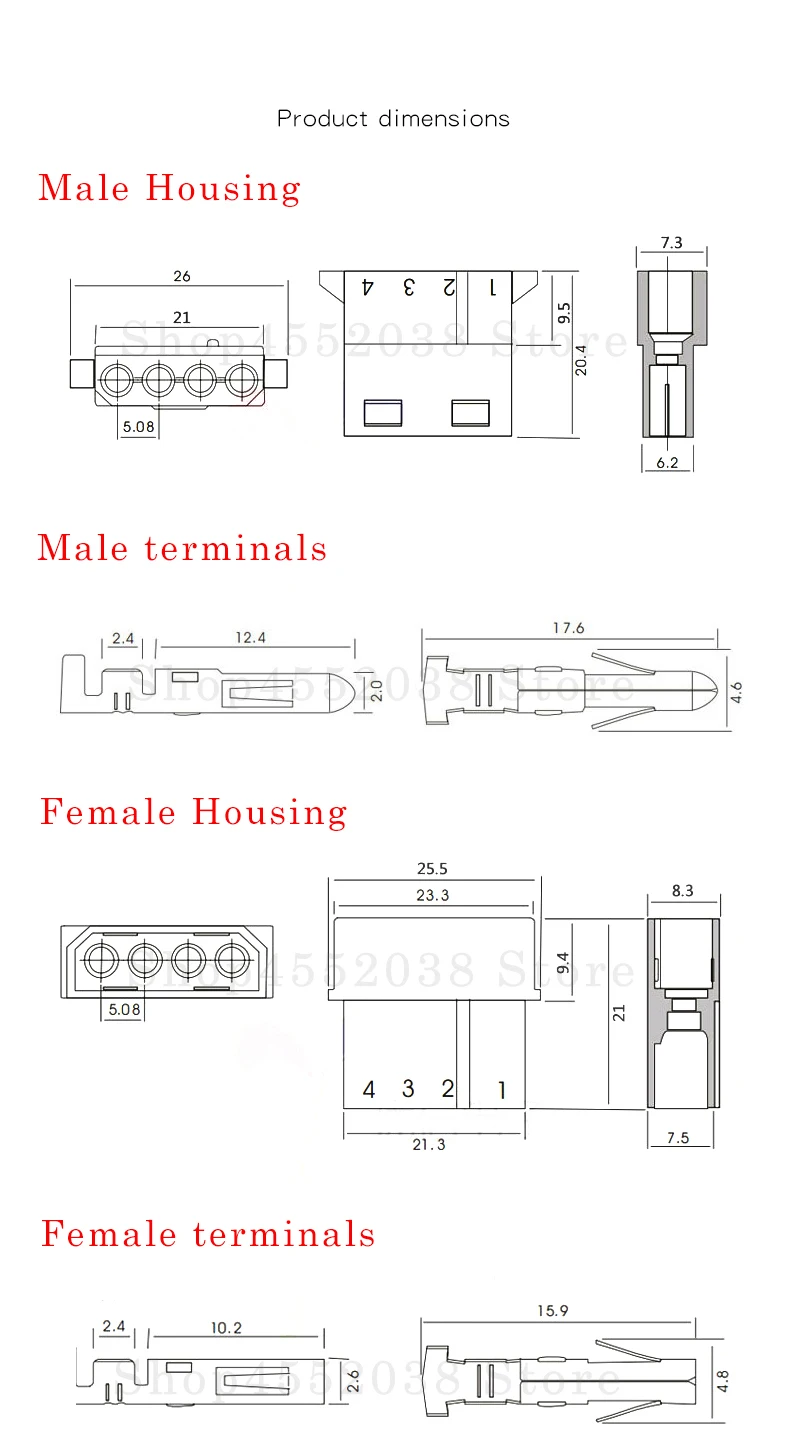 IDE HDD Power connector