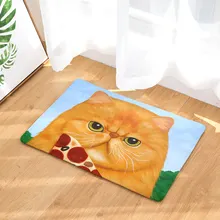 Коврик с рисунком еды кошки добро пожаловать домашние коврики
