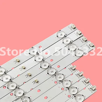 

8pcs/set LED backlight strip for DLED49HD 5X12 0002.A-1 DLED49HD 5X12 0002.A-2