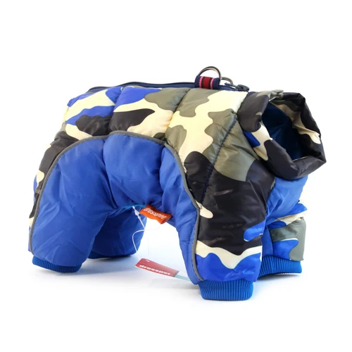 thumbnail image 1 of Ropa de invierno para perros pequeños, ropa cálida y reflectante para cachorros, disfraz de bulldog francés, abrigo mediano para chihuahua, chaqueta para perros, 1 of 5