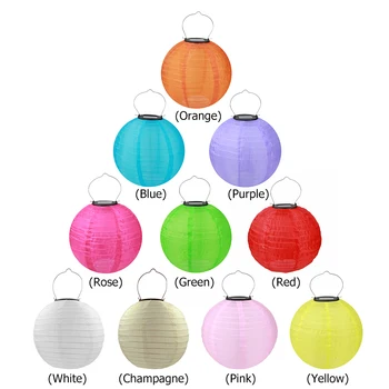 

20/25/30cm Solar Light LED Lantern Garland Wedding Deco Solar String Lights Outdoor Solar Lamp Party Decor Hanging Light