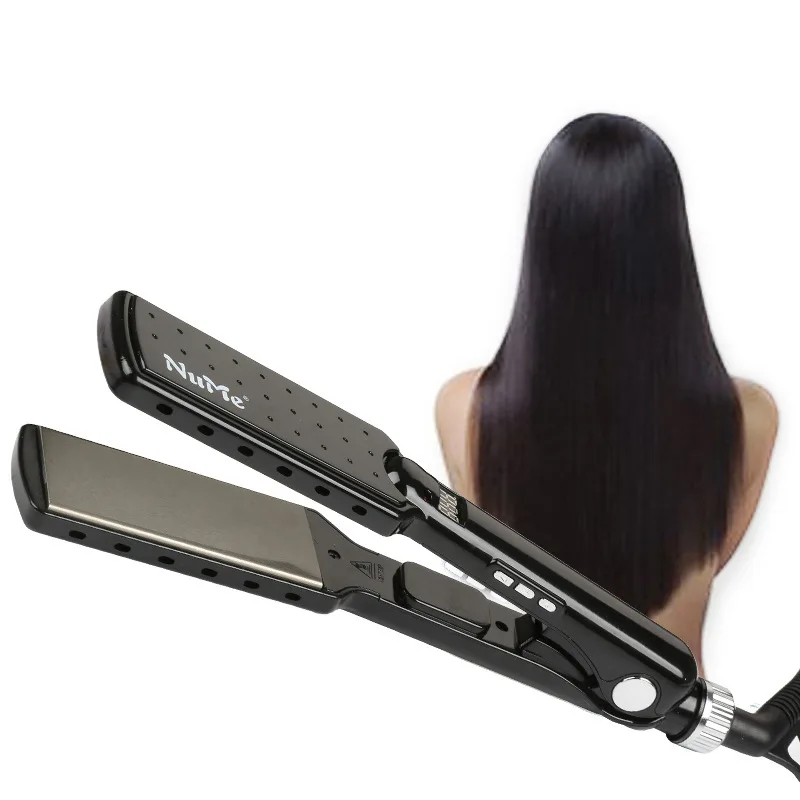 

Manufacturers Direct Selling Hot Selling Titanium Alloy Hair Straightener 7-Shaped Unique Appearance Electric Splint MCH Fast Fe