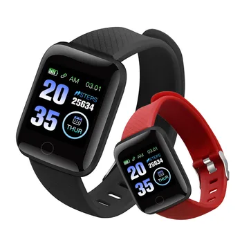 116Plus Smart Bracelet Heart Rate Monitor Tracker D13 Smart Band Wristband Blood Pressure Pedometer Call Message Reminder
116Plus Smart Bracelet Heart Rate Monitor Tracker D13 Smart Band Wristband Blood Pressure Pedometer Call Message Reminder
