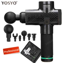 EMS, массажный пистолет, беспроводной Перезаряжаемый стимулятор мышц, массажер для глубоких тканей, устройство для расслабления тела, коррекции фигуры, облегчение боли