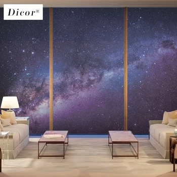 

Universe Background Poster Privacy Window Film Stained Glass Pattern Frosted Decorative Window Sticker Decal Decoration 2019 New
