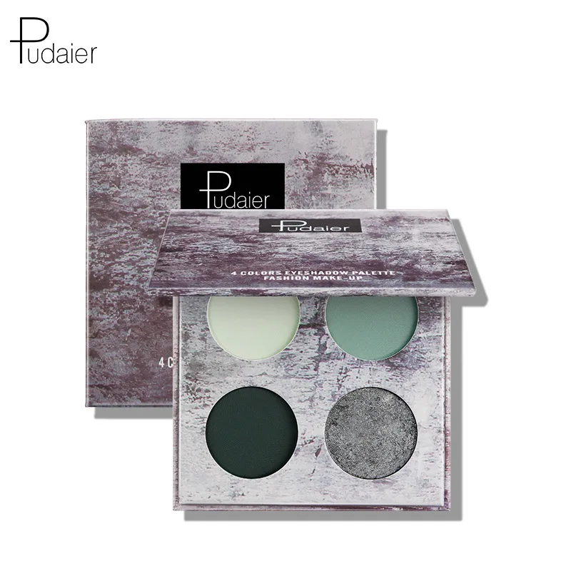 

Pudaier Ink Splashing Landscape Four-color Eye Disc Matte Pearlescent Waterproof Anti-sweating Eye Shadow Beauty Makeup