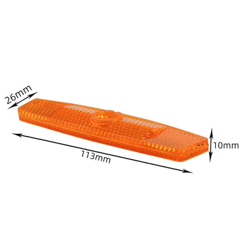 4pcs/set Bike Bicycle Spoke Reflector Safety Warning Light Cycling Wheel Rim Reflective Lamp Mount Vintage Clip Tube Reflector